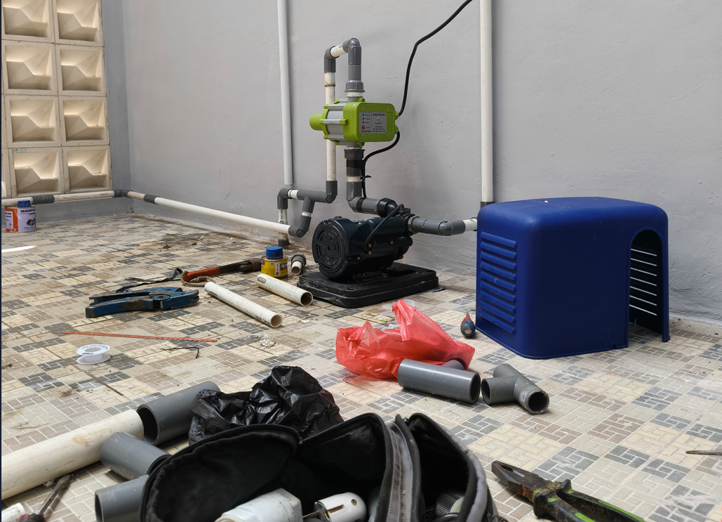Layanan perbaikan pompa air profesional